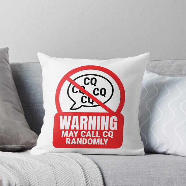 Item preview, Funny Ham Radio Warning May Call CQ Randomly designed and sold by AnnSign.