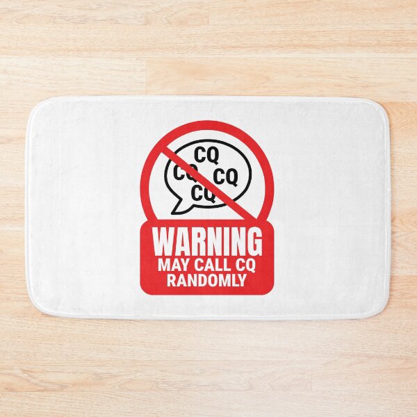 Item preview, Funny Ham Radio Warning May Call CQ Randomly designed and sold by AnnSign.