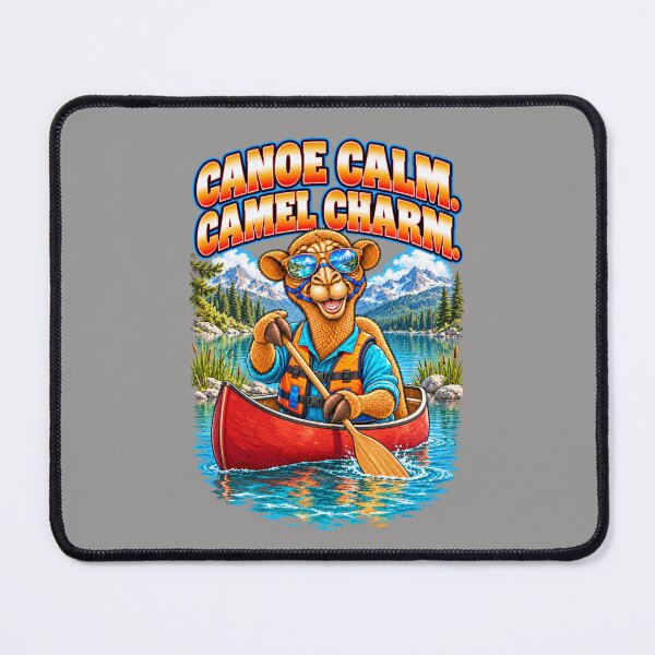 Item preview, Canoe Calm. Camel Charm – Funny Outdoor Exploring T-Shirt – Funny Camel T-Shirt Animal Graphic Camel T-Shirt designed and sold by Camel & Quirk.