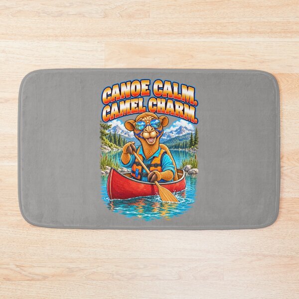 Item preview, Canoe Calm. Camel Charm  – Funny Outdoor Exploring T-Shirt – Funny Camel T-Shirt Animal Graphic Camel T-Shirt designed and sold by Camel & Quirk.