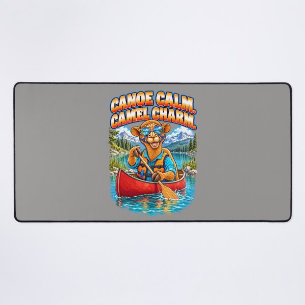 Item preview, Canoe Calm. Camel Charm – Funny Outdoor Exploring T-Shirt – Funny Camel T-Shirt Animal Graphic Camel T-Shirt designed and sold by Camel & Quirk.