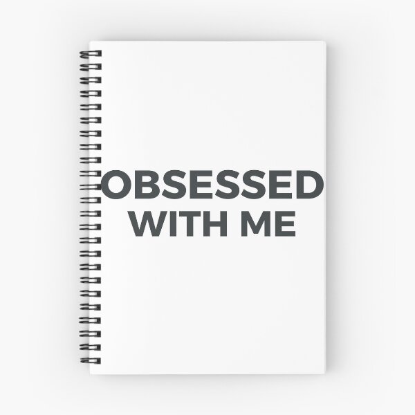 Item preview, Obsessed With Me Sarcastic Confident Typography designed and sold by PIXeez⭐️⭐️⭐️⭐️⭐️.