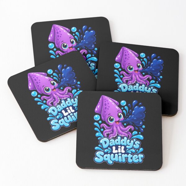 Item preview, Daddys Lil Squirter Funny Squid Gag Gift Cute Sea Life designed and sold by Whirx.