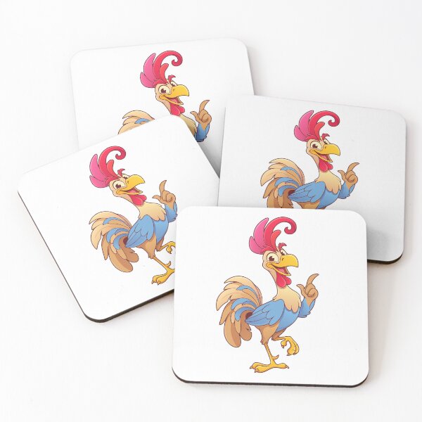 Item preview, Happy Rooster Cartoon Farm Animal Mascot Art designed and sold by Rupesh-Art26.