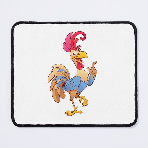 Item preview, Happy Rooster Cartoon Farm Animal Mascot Art designed and sold by Rupesh-Art26.