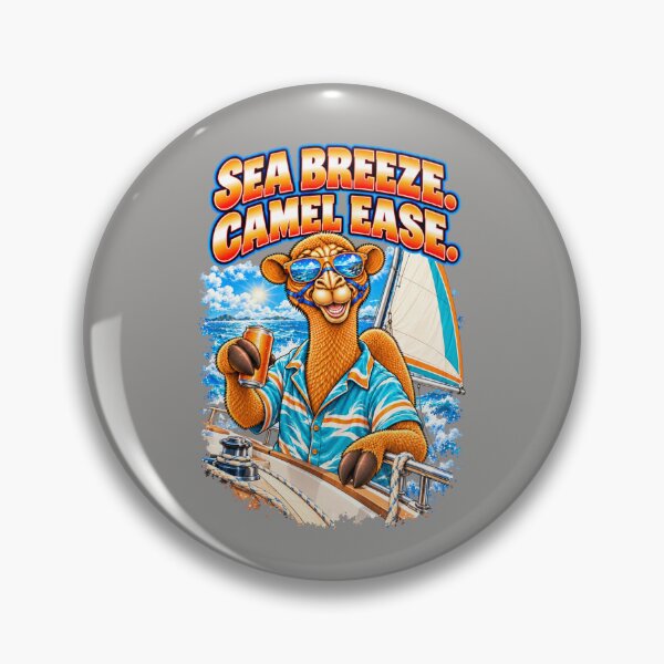 Item preview, Sea Breeze. Camel Ease  – Funny Outdoor Sailing T-Shirt – Funny Camel T-Shirt Animal Graphic Camel T-Shirt designed and sold by Camel & Quirk.