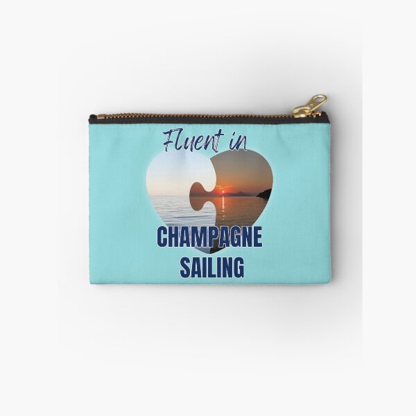 Item preview, Fluent in Champagne Sailing | Sunset Sea Puzzle Heart designed and sold by DreamBig-Shop.