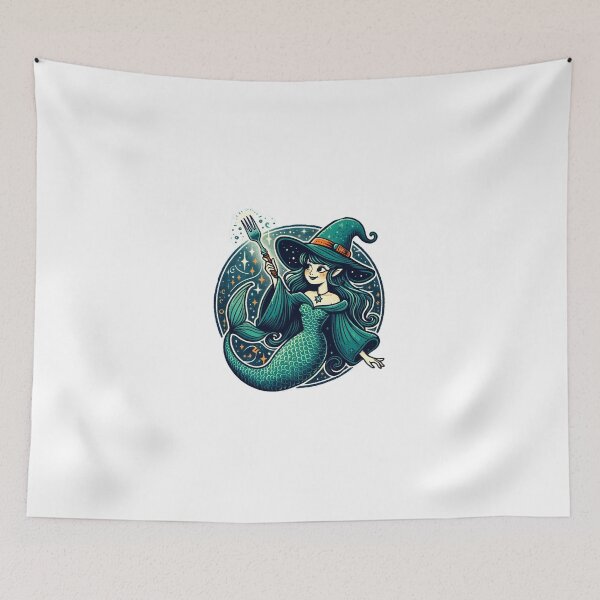 Item preview, Dinglehopper the Mermaid Witch Active  designed and sold by GeekDownAppared.