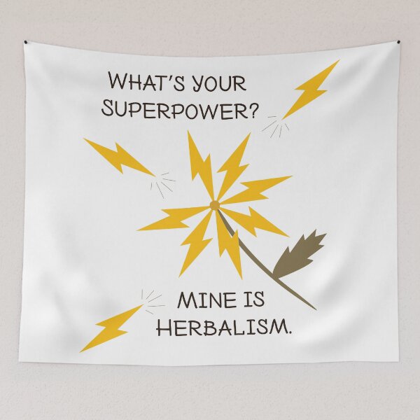 Item preview, Herbalism Superpower designed and sold by FlowerLeafStem.