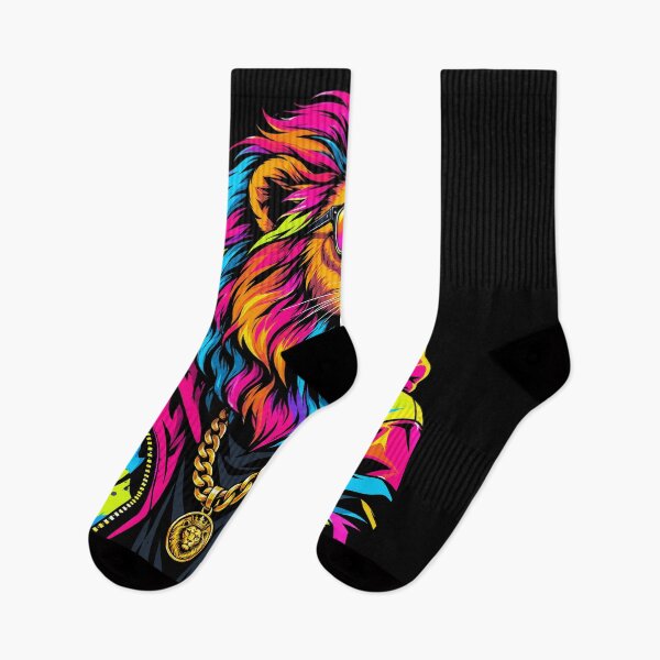 Item preview, Neon Street Lion King with Sunglasses designed and sold by ArcaneArtistry.