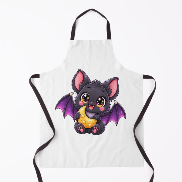 Item preview, Cute Halloween Bat – Kawaii Baby Bat with Crescent Moon | Spooky Cute designed and sold by Pixanova.