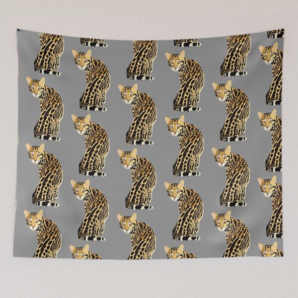 Item preview, O is for Ocelot  designed and sold by PrettylittlepastelUk.