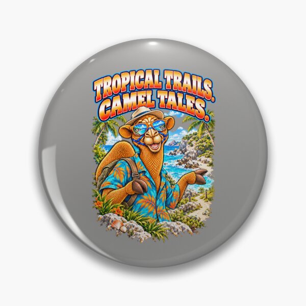 Item preview, Tropical Trails. Camel Tales – Funny Outdoor T-Shirt – Funny Camel T-Shirt Animal Graphic Camel T-Shirt designed and sold by Camel & Quirk.
