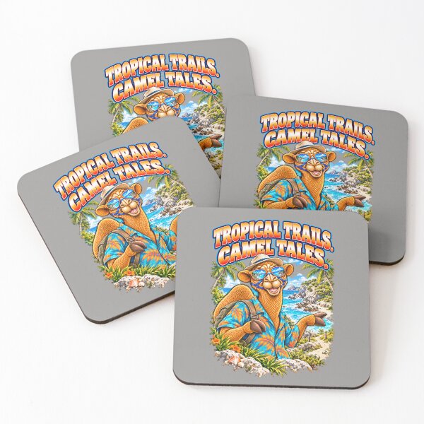 Item preview, Tropical Trails. Camel Tales – Funny Outdoor T-Shirt – Funny Camel T-Shirt Animal Graphic Camel T-Shirt designed and sold by Camel & Quirk.