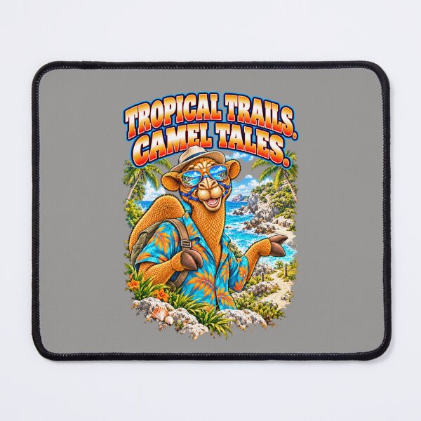 Item preview, Tropical Trails. Camel Tales – Funny Outdoor T-Shirt – Funny Camel T-Shirt Animal Graphic Camel T-Shirt designed and sold by Camel & Quirk.