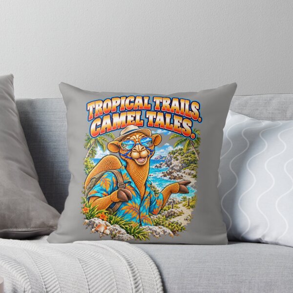 Item preview, Tropical Trails. Camel Tales – Funny Outdoor T-Shirt – Funny Camel T-Shirt Animal Graphic Camel T-Shirt designed and sold by Camel & Quirk.