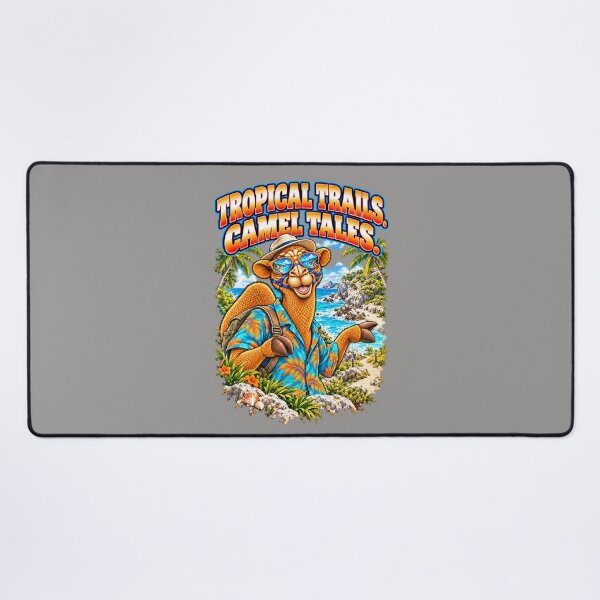 Item preview, Tropical Trails. Camel Tales – Funny Outdoor T-Shirt – Funny Camel T-Shirt Animal Graphic Camel T-Shirt designed and sold by Camel & Quirk.