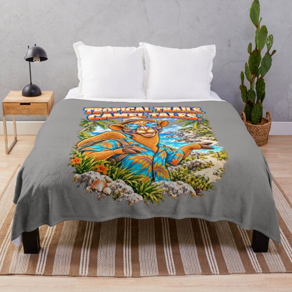 Item preview, Tropical Trails. Camel Tales – Funny Outdoor T-Shirt – Funny Camel T-Shirt Animal Graphic Camel T-Shirt designed and sold by Camel & Quirk.
