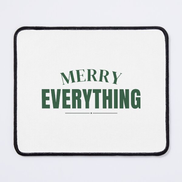 Item preview, Merry Everything Christmas Shirt Varsity Tee designed and sold by Worn and Witty.