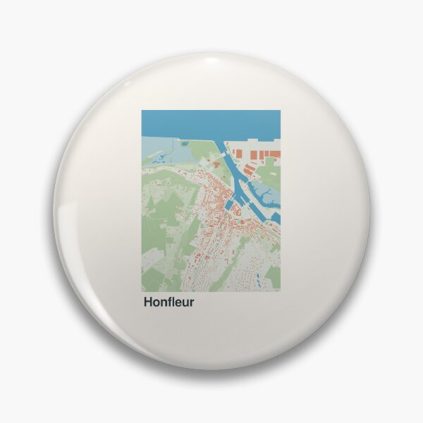 Item preview, Honfleur Minimalistic Map Art designed and sold by MapsNerd.