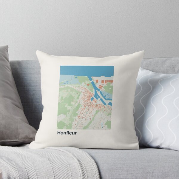 Item preview, Honfleur Minimalistic Map Art designed and sold by MapsNerd.