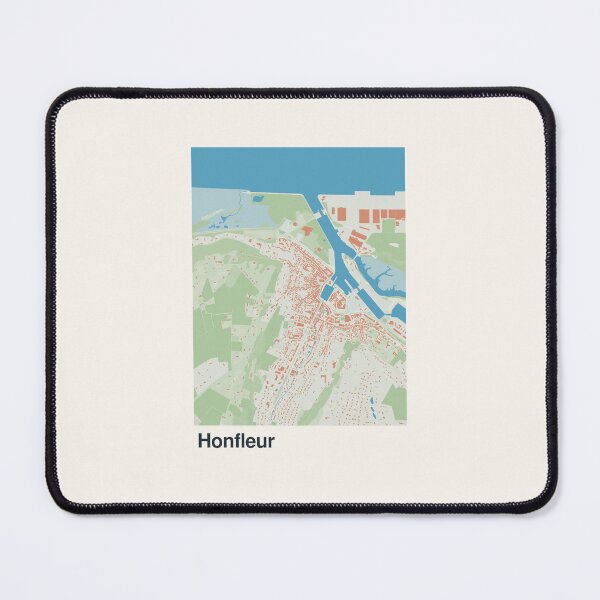 Item preview, Honfleur Minimalistic Map Art designed and sold by MapsNerd.