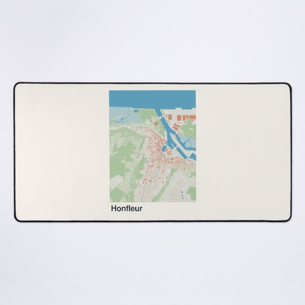 Item preview, Honfleur Minimalistic Map Art designed and sold by MapsNerd.