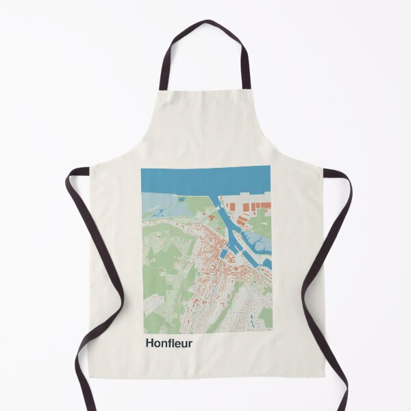 Item preview, Honfleur Minimalistic Map Art designed and sold by MapsNerd.