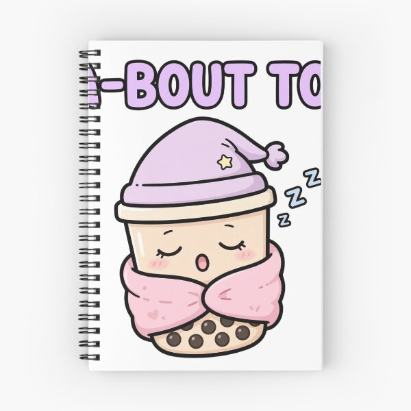 Item preview, Sleepy Chibi Boba Tea Cup Blanket Boba-Bout To Nap Sticker designed and sold by xiaoxiaochibi.