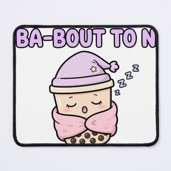 Item preview, Sleepy Chibi Boba Tea Cup Blanket Boba-Bout To Nap Sticker designed and sold by xiaoxiaochibi.