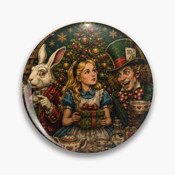 Item preview, Alice in Wonderland Christmas designed and sold by Retr0Tshirts.
