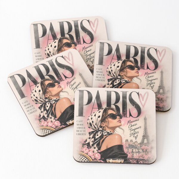 Item preview, Parisian Chic – French Fashion Café & Eiffel Tower designed and sold by MetaModel Editions.