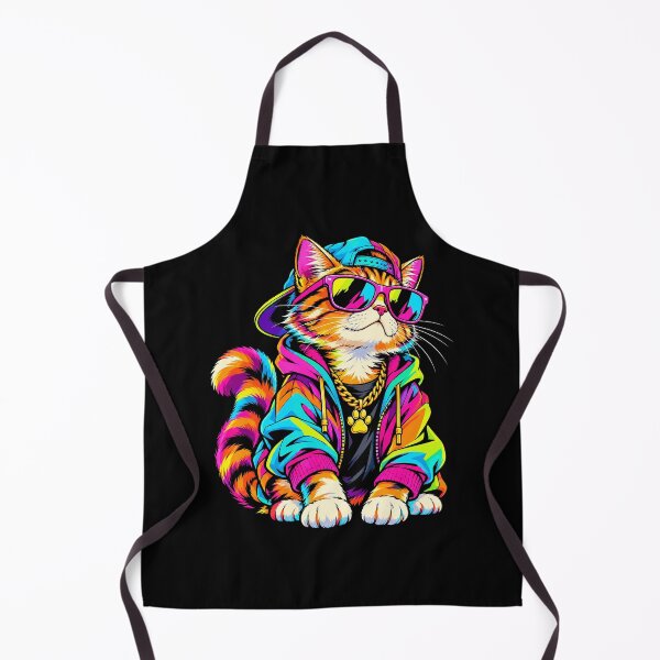 Item preview, Colorful Hip Hop Cat with Sunglasses and Streetwear designed and sold by ArcaneArtistry.