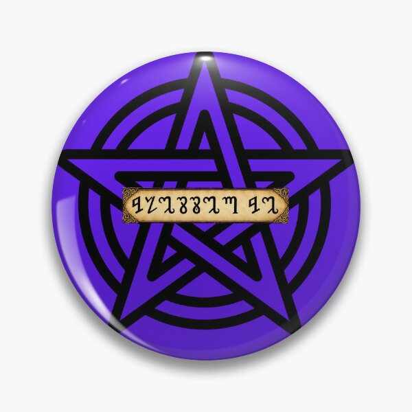 Item preview, Pentacle Blessed Be Theban Design Witchcraft Magick Occult designed and sold by Witch Joseph.