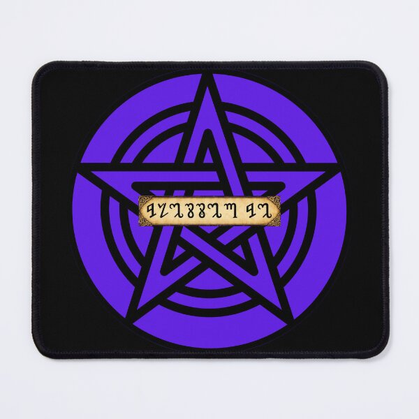 Item preview, Pentacle Blessed Be Theban Design Witchcraft Magick Occult designed and sold by Witch Joseph.