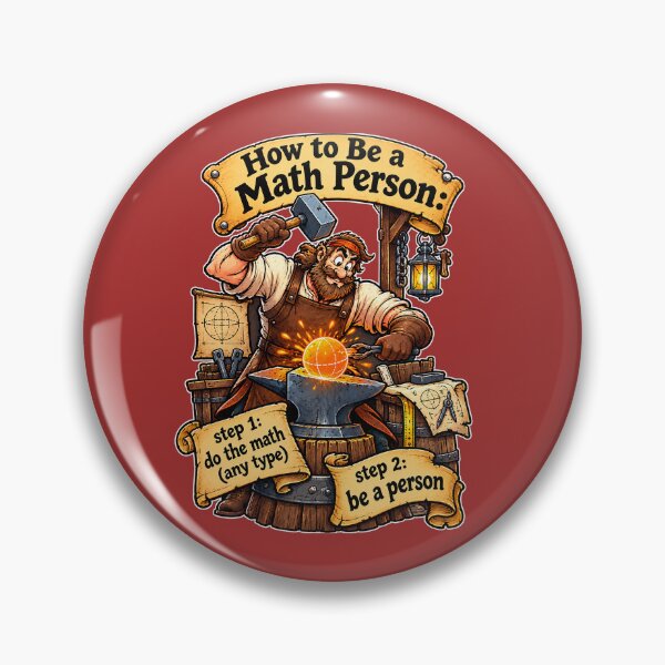 Item preview, How to Be a Math Person, Funny Math Blacksmith. designed and sold by Endless7Art.