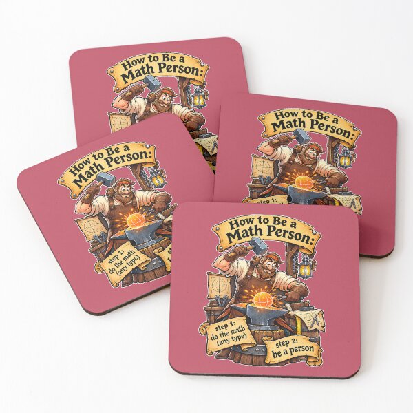 Item preview, How to Be a Math Person, Funny Math Blacksmith. designed and sold by Endless7Art.