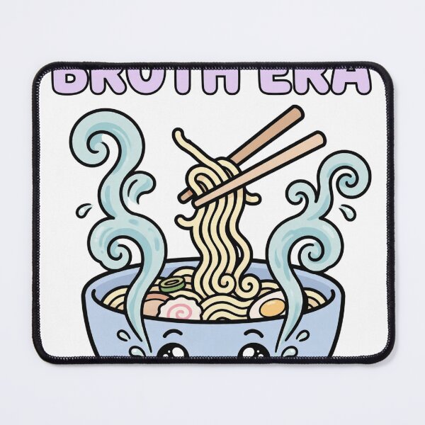Item preview, Funny Chibi Ramen Bowl Dramatic Steam In My Broth Era Sticker designed and sold by xiaoxiaochibi.