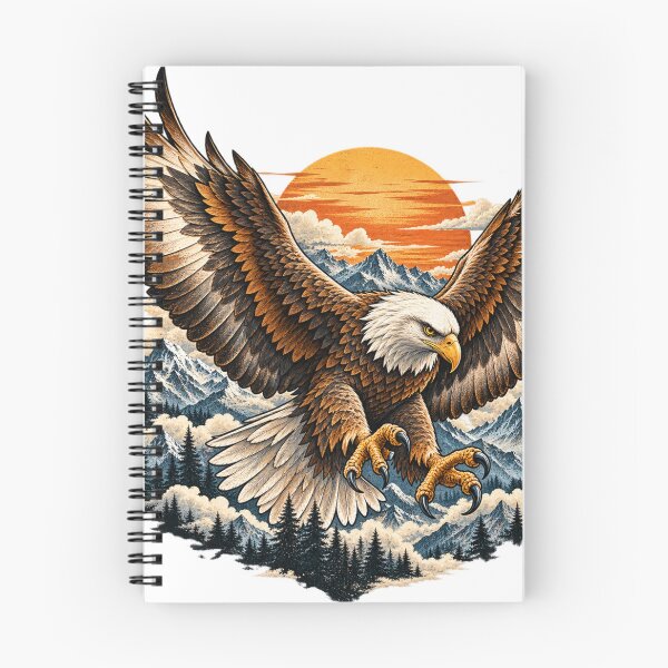 Item preview, Majestic Eagle Vintage Wildlife Art designed and sold by BasicPrintStudio.