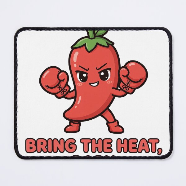Item preview, Fierce Chibi Chili Pepper Boxing Gloves Bring The Heat Baby Sticker designed and sold by xiaoxiaochibi.