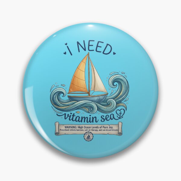 Item preview, I Need Vitamin Sea Funny Prescription Sailboat designed and sold by DreamBig-Shop.