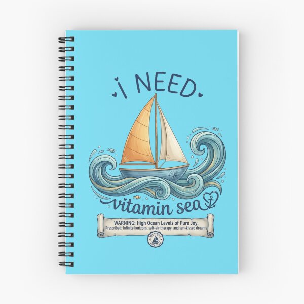 Item preview, I Need Vitamin Sea Funny Prescription Sailboat designed and sold by DreamBig-Shop.