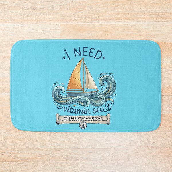 Item preview, I Need Vitamin Sea Funny Prescription Sailboat designed and sold by DreamBig-Shop.