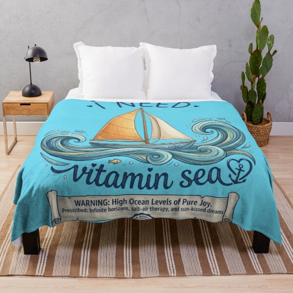 Item preview, I Need Vitamin Sea Funny Prescription Sailboat designed and sold by DreamBig-Shop.