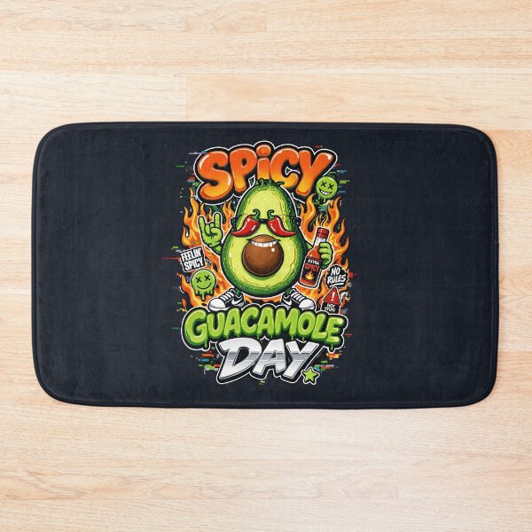 Item preview, Cool Y2K Streetwear Spicy Avocado Guacamole Day designed and sold by CloudyCatArt.