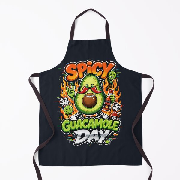 Item preview, Cool Y2K Streetwear Spicy Avocado Guacamole Day designed and sold by CloudyCatArt.