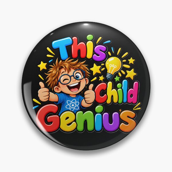 Item preview, This Child Is a Genius – Funny Kids Genius Cartoon designed and sold by Genius Geek.