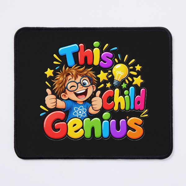 Item preview, This Child Is a Genius – Funny Kids Genius Cartoon designed and sold by Genius Geek.