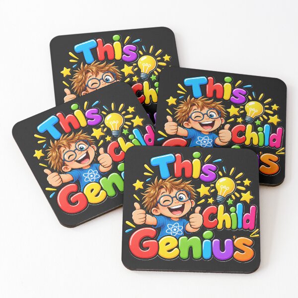 Item preview, This Child Is a Genius – Funny Kids Genius Cartoon designed and sold by Genius Geek.