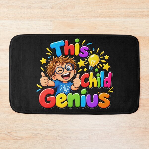 Item preview, This Child Is a Genius – Funny Kids Genius Cartoon designed and sold by Genius Geek.
